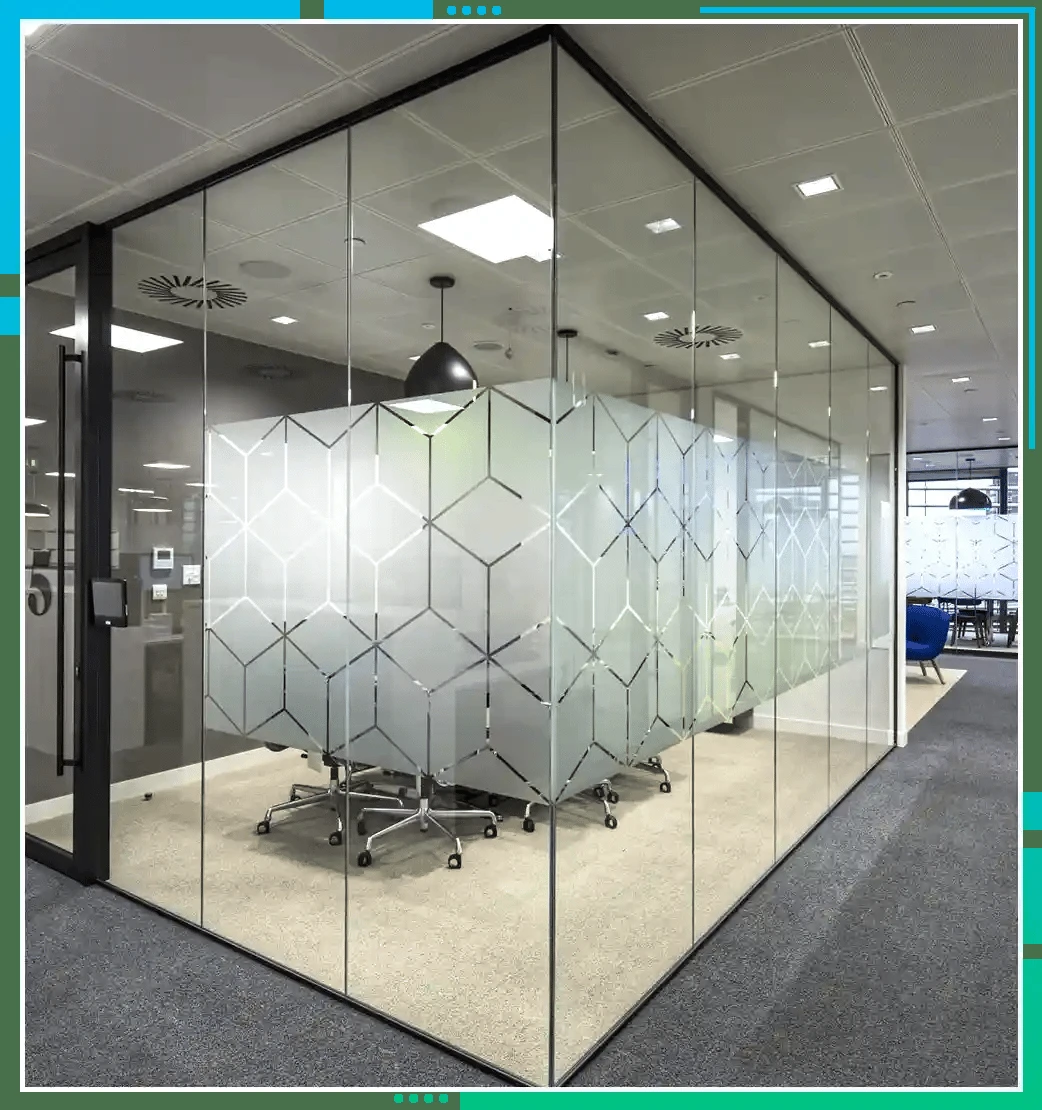 Toughened Glass Partition